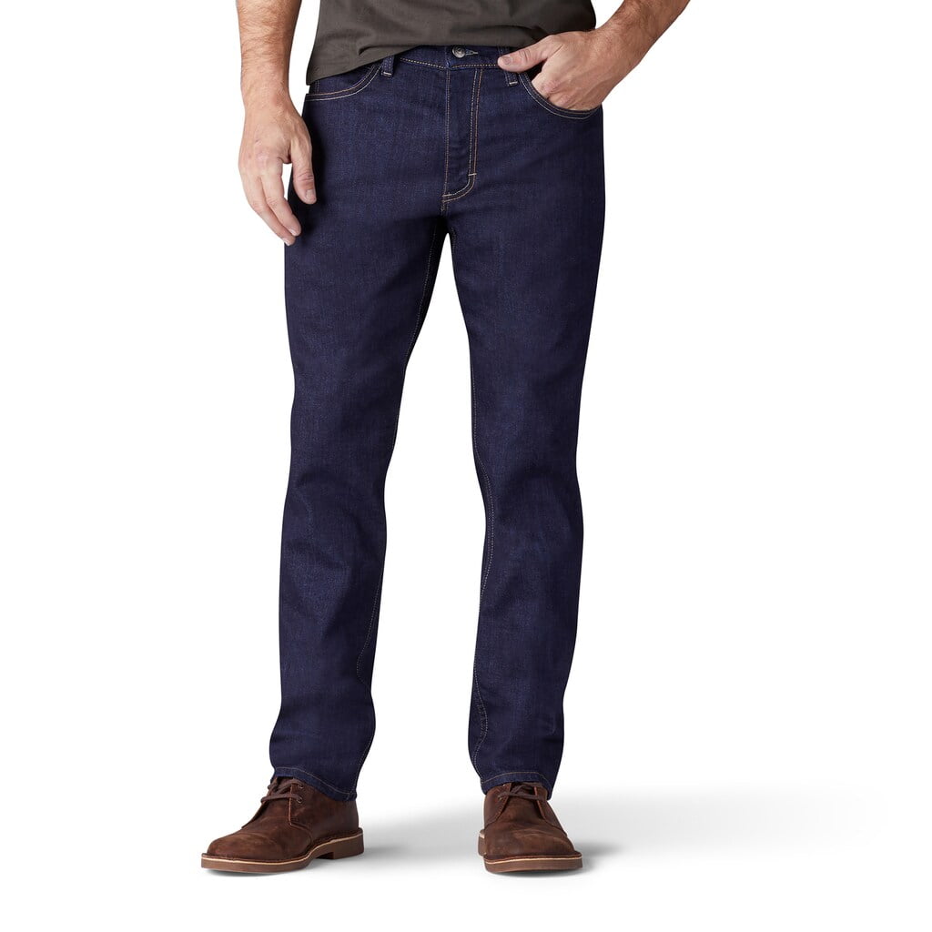 Men's Lee Regular-Fit Stretch Straight-Leg Jeans Fresno - Walmart.com