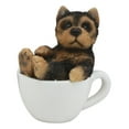 thumbnail image 4 of Realistic Mini Yorkie Teacup Statue 3" Pet Pal Yorkshire Terrier Dog Figurine, 4 of 9