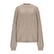 thumbnail image 4 of Suéter de cuello alto para mujer, jersey de punto informal, jersey de color cedro liso, suéter de cuello alto, blusa para mujer, 4 of 6