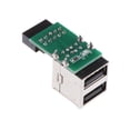 thumbnail image 4 of Adaptador de Cabezal shamjiam 9 Pines a Dual USB 2.0 Tarjeta de Expansión, 4 of 9