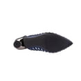 thumbnail image 5 of Ninety Union Lady Couture Rosita Mesh Rhinestone Heel Slingback, Navy, 13, 5 of 5