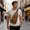Khaki, variant on Men's Faux Leather Sling Bag, Water-Resistant Crossbody Chest Pack with Multiple Pockets for Travel, Work, Commuting, Everyday Carry, Durable Casual Shoulder Bag