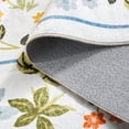 thumbnail image 6 of SAFAVIEH Martha Stewart Charmaine Floral Machine Washable Area Rug, Light Blue/Rust, 3' x 5', 6 of 11