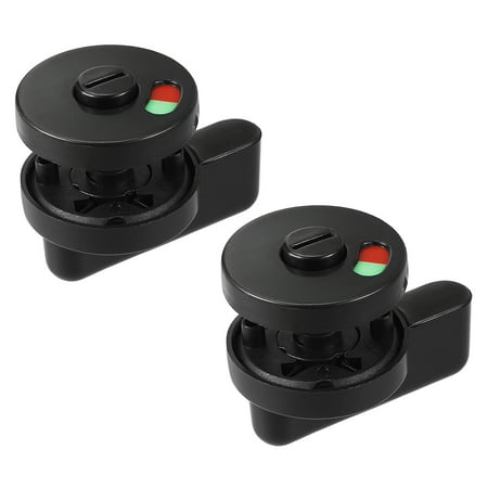 2pcs 53mm Diameter Plastic Nylon Privacy Indicator Door lock for Public Toilet