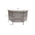 thumbnail image 7 of Cast Alumnim Weave Pattern Party Bar Table A, 7 of 7