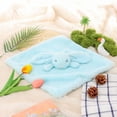 thumbnail image 3 of Manta de seguridad Apricot Lamb Bunny de felpa, 33 cm, azul claro, 3 of 6