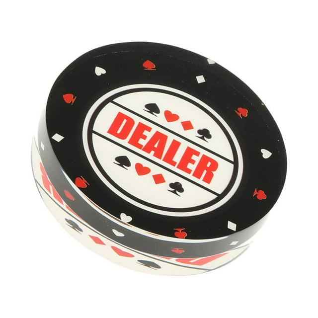 Botón profesion Del Distribuidor Autorizado Juegos de Tablero Del Casino 3inch