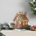 thumbnail image 5 of Festive Gingerbread House 2D Acrylic Stand for Christmas Desktop Decoration and Holiday Cheer, 5 of 6