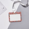 thumbnail image 6 of Cauagu Color Flowers for ID Badge Holder,Badge Holder with Windows Key Card Work Badge Sleeve for Office/ Factory/ID Credit Cards/Proximity Key Cards, 6 of 7