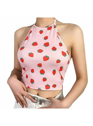Strawberry Crop Top