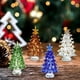 thumbnail image 1 of Mini adornos de cristal para árbol de Navidad - 1 pieza de figuritas de invierno verdes, blancas, marrones y azules para fiestas navideñas y decoración de manualidades, 1 of 6