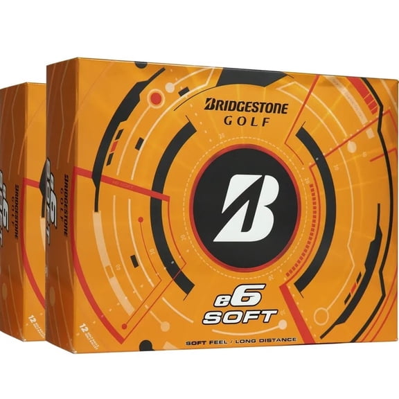 Bridgestone e6 Soft Golf Balls [24-Ball] White