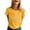 Yellow, variant on Aayomet Short Sleeve Shirts For Women Womens Tops Dressy Casual Shirred V Neck T Shirts Ruffle Sleeve Tops Summer Fashion,Blue L