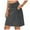 Grey, variant on Female Skirts Womens Pleated Skirt Midi Length Womens Sports Tennis Yoga Short Skirt Casual Solid Color Bottom Skirt Set