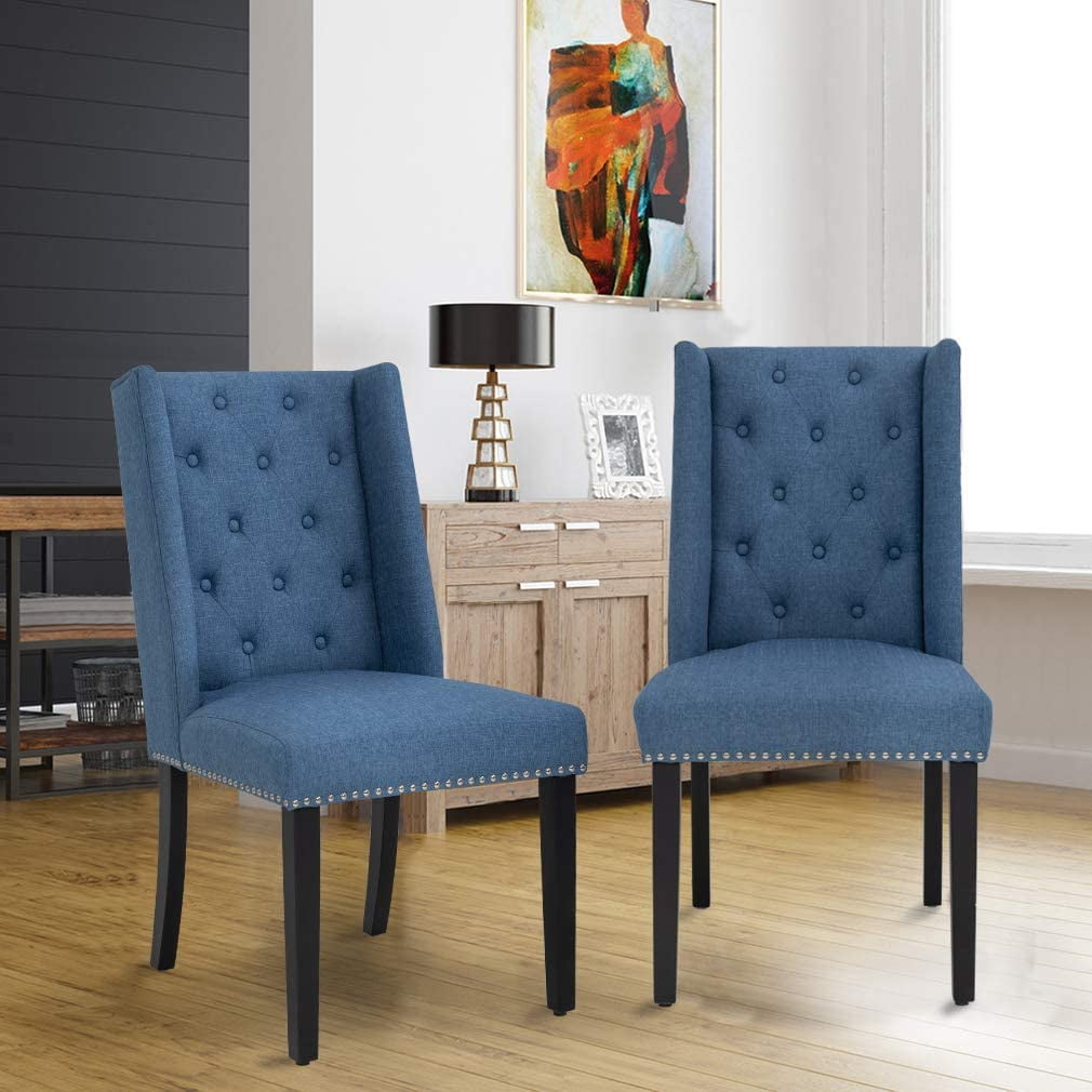 FDW Dining Chair, Set of 2, Blue