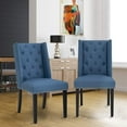 thumbnail image 2 of FDW Dining Chair, Set of 2, Blue, 2 of 7