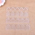 thumbnail image 3 of Ludlz 4Pcs Cake Fondant Embossing Mold/Lace Embossed cutter/Relief Cake Border Mould for Sugarcraft Baking Mold Cake Decor Tool Cupcake Decorating, 3 of 6