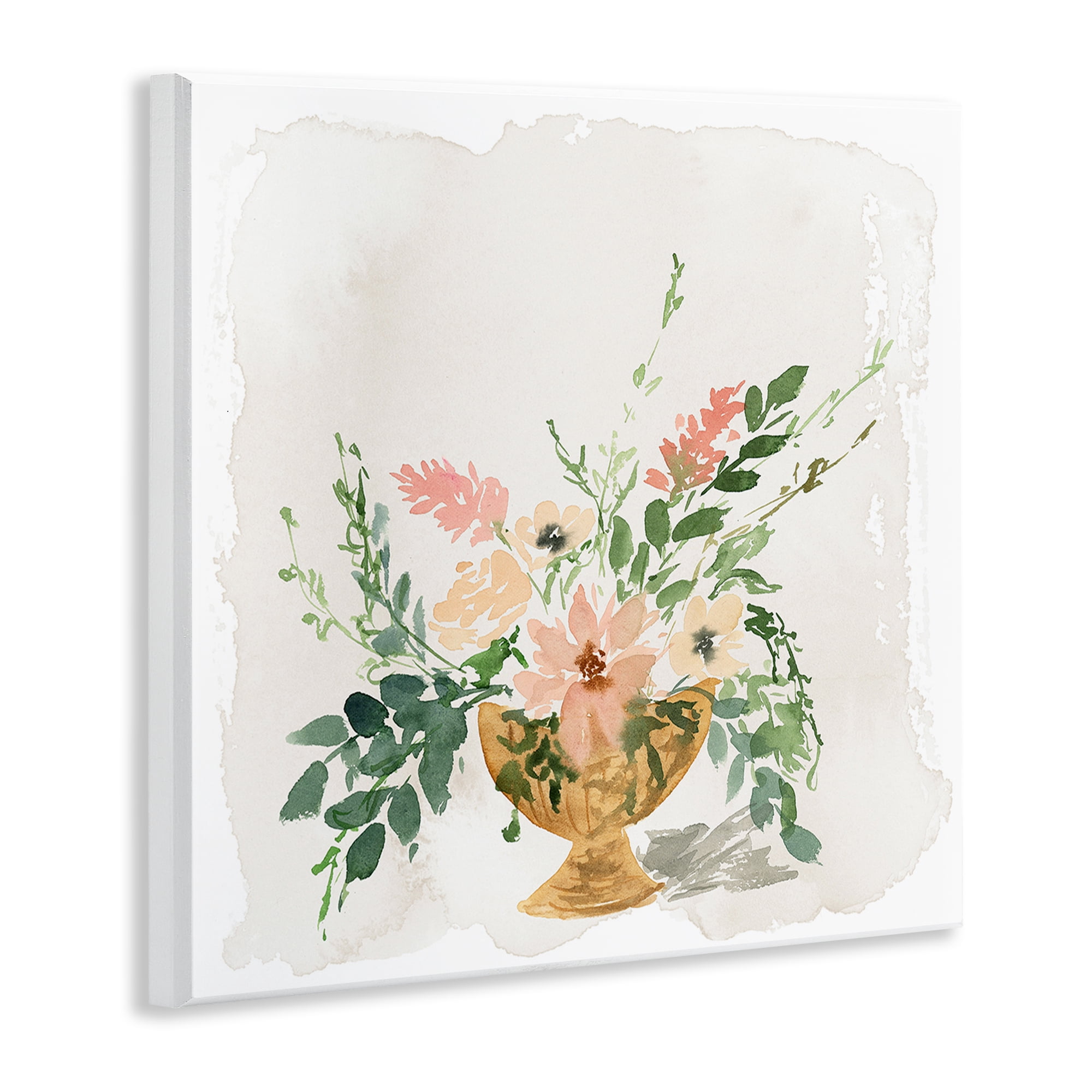 Stupell Industries Sunday's Best Florals Botanical & Floral Painting Unframed Art Print Wall Art, 12 x 12