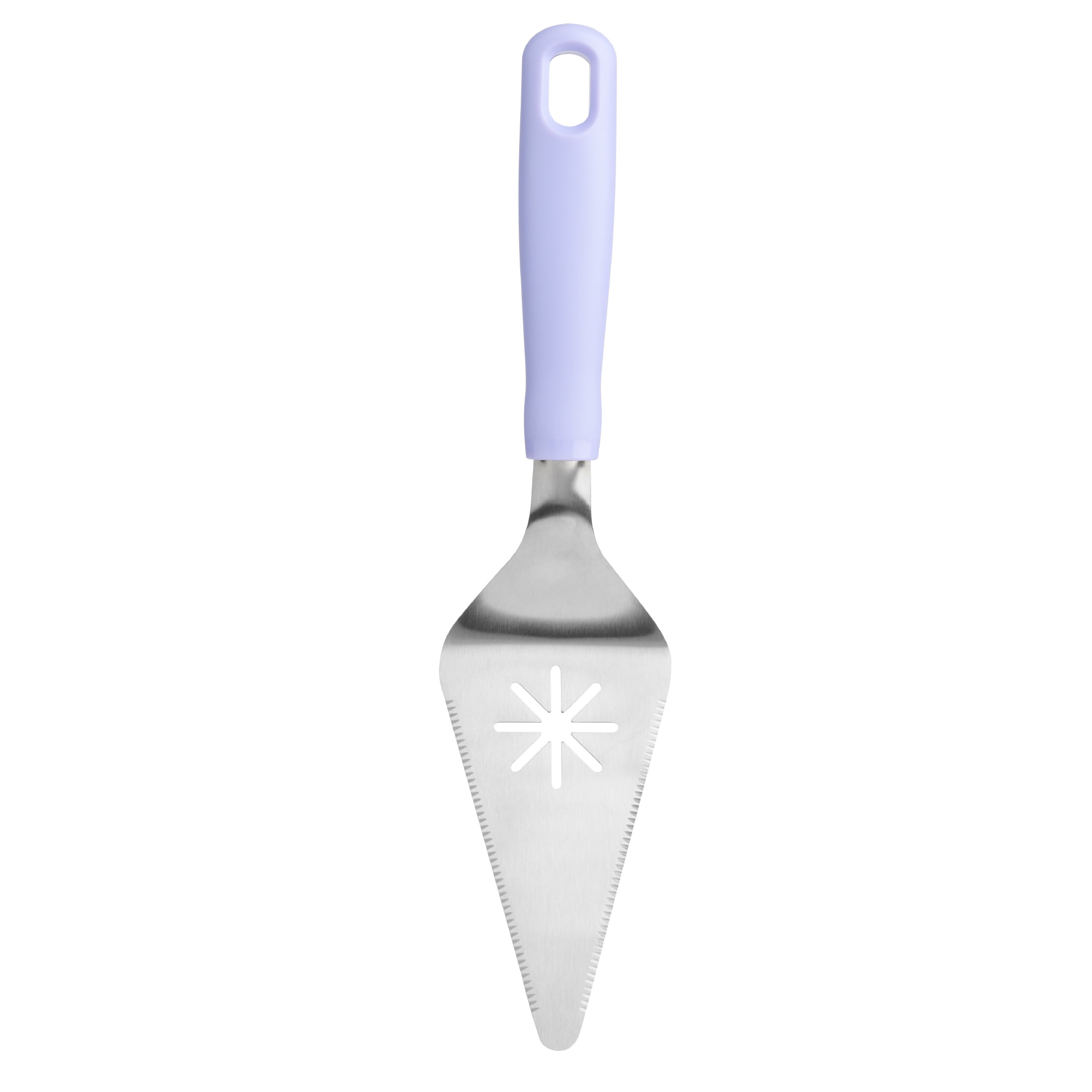 Way to Celebrate Stainless Steel Pie, Cake and Pizza Server in Soft Purple, Easter Baking Tool