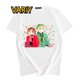 thumbnail image 3 of Camiseta con estampado de dibujos animados para mujer, ropa de calle de Anime japonés, Marmalade, de gran tamaño, Manga corta, 3 of 5