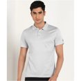 thumbnail image 1 of Reebok Mens Pinstripe Polo Shirt, Grey, Medium, 1 of 1