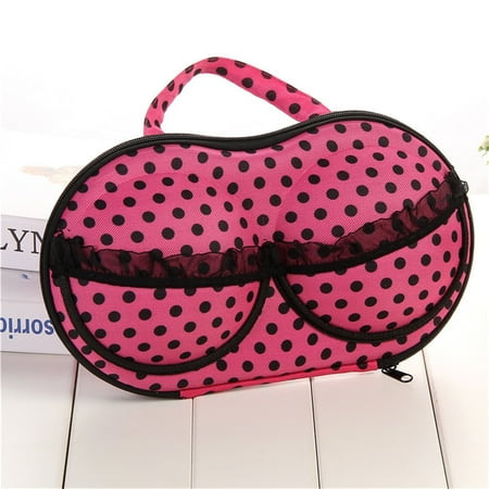 Slhljlin Home Textile Storage Bra Box Travel Portable Storage Bag Cute Underwear Covered Bra Storage Box (F )