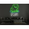 thumbnail image 3 of Glowneon Happy Frog Neon Sign, Cute Neon Sign Home Decor, 3 of 4