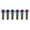 Rainbow, variant on Wanyifa Titanium Ti Allen Hex M5x16 18 20mm Tapered Head Bolt with Washer Screw for Bicycle Stem Parts,Black,M5x16mm,6 Pcs