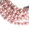 Strung Glass Pearls, Purple/Pink, 126pc