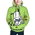 thumbnail image 4 of Sanrio Pochacco Kids' Hoodie 3d Print Sweatshirt Soft Pullover Hooded With Big Pockets Fans Gifts For Boys Or Girls Small, 4 of 7