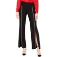 thumbnail image 1 of I.N.C Womens Rhinestone Casual Wide Leg Pants, Black, 4, 1 of 1