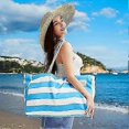 thumbnail image 5 of Beach Bags for Women- Beach Bags Waterproof Sandproof Beach Tote bag with Zipper for Pool Gym Travel Beach Tote, 5 of 5
