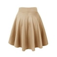 thumbnail image 2 of MBJ WB829 Womens Flirty Flare Skirt XS KHAKI, 2 of 6