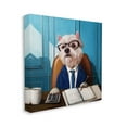 thumbnail image 3 of Stupell Industries Office Worker Terrier Dog Painting Gallery Wrapped Canvas Print Wall Art, Design by Lucia Heffernan, 3 of 7