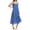 Blue, variant on Women Silk Cotton Camis Long Slip Full Slip For Under Dress Camisoles Slip Dress Petticoat