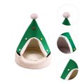 thumbnail image 4 of WRITWAA 1 Pce Tissu Peluche Courte Grotte pour Chats Lit Nid, 4 of 8