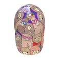 thumbnail image 6 of Wukai Cute Lamas Baseball Cap: Comfortable, Stylish, and Adjustable Hat for Sports, Daily Wear, and Outdoor Activities-One Size, 6 of 7