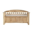 thumbnail image 3 of Linon Lottie Entryway Split Seat Storage Bench in Washed Natural Wood, 3 of 14