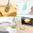 thumbnail image 5 of Guantes De Horno De Silicona Resistentes Al Calor 8pcs Belug, Verde, 5 of 5