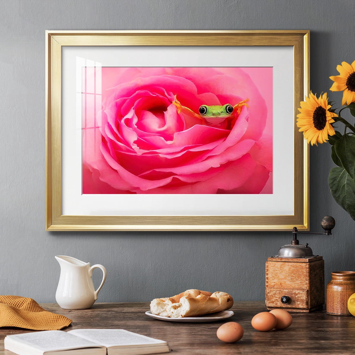Hanging On VIII Premium Framed Print - Ready to Hang