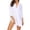White, variant on gakvbuo Womens Swimsuit Coverups Button Down Swimwear Shirts 3/4 Length Sleeve Slit Sunscreen Overall Long Blouse Womens Tops V-Neck Bathing Suit Bikini Cover Ups Summer Beach Outfits