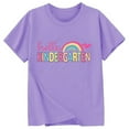 thumbnail image 3 of Hauts Décontractés pour Filles Manches Courtes T-Shirts pour Usage Quotidien et Activités Scolaires, 3 of 3