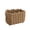 brown, variant on Small Macrame Woven Storage Baskets 1 Pack – Boho Cotton Rope Bins for Bathroom, Bedroom, Desk & Vanity Organizer – White & Khaki, 7x5.5x5 Inches