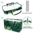 thumbnail image 4 of Tropical Jungle Palm Leaves Large Capacity Foldable Oxford Cloth Cube Organizer with Reusable Laundry Basket, Storage Bag, and Laundry Organizer, 4 of 7
