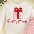 thumbnail image 5 of NOLDARES Infant Baby Girl Fall Clothes Toddler Winter Outfits Ruffle Sleeve Sweatshirts Bell Bottom Pants Headband Set(Pink,12-18 M), 5 of 6