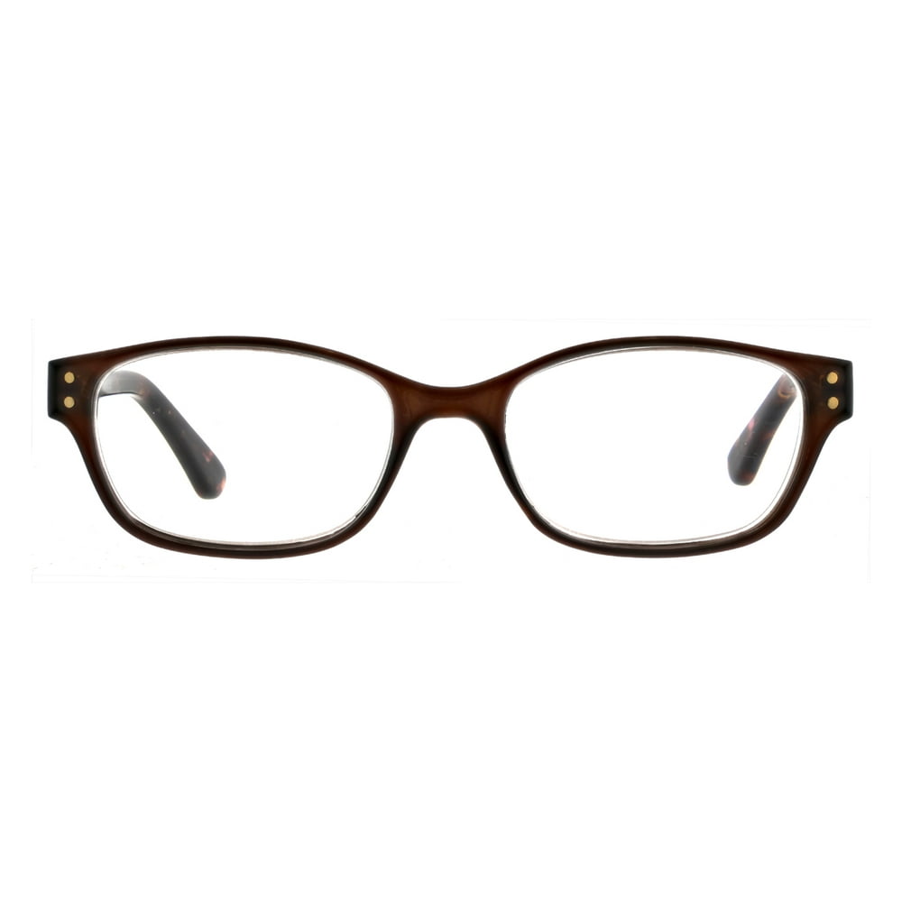 Flower by Drew Barrymore Julia Women's 1.50 Reading Glasses, Brown/Demi