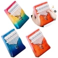 thumbnail image 3 of Colorful Handcrafted Wood Kalimba 17 Note Thumb Piano Finger Instrument For Meditation Beginners Portable Musical Gift With Carrying Pouch 7.2 Inch, 3 of 5