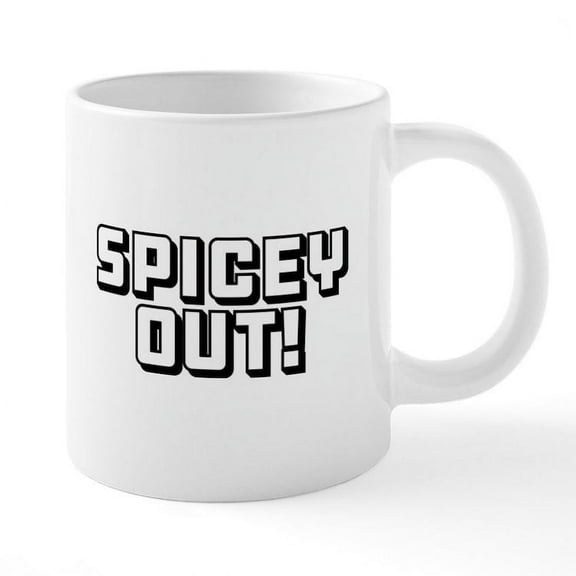 CafePress - Spicey Out! Mugs - 20 Oz White Ceramic Mega Mug
