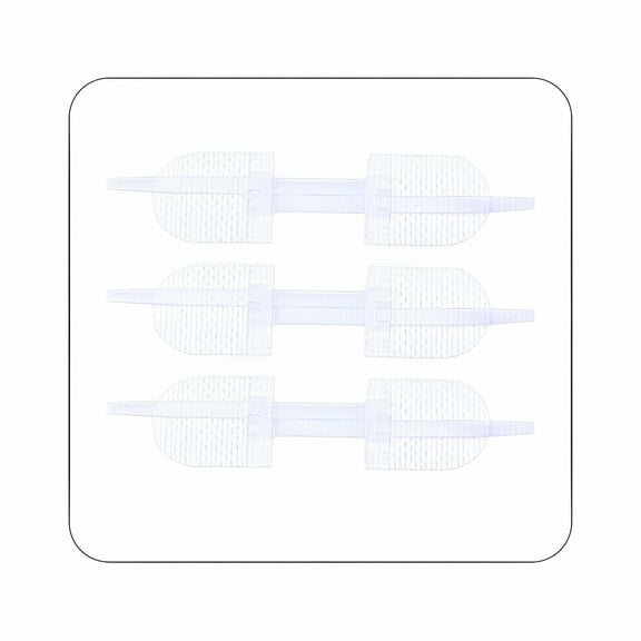 QARUN 3 pcs Wound Closure Strip Zip Stitch Wound Close Device Zip Stitch Adhesive Wound Close Bandages