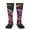 2 Black-2, variant on Neon Gothic Skull Moon Knee Socks, High Socks Long Stretchy Sock Women Knee High Stocking, Long Socks for Women